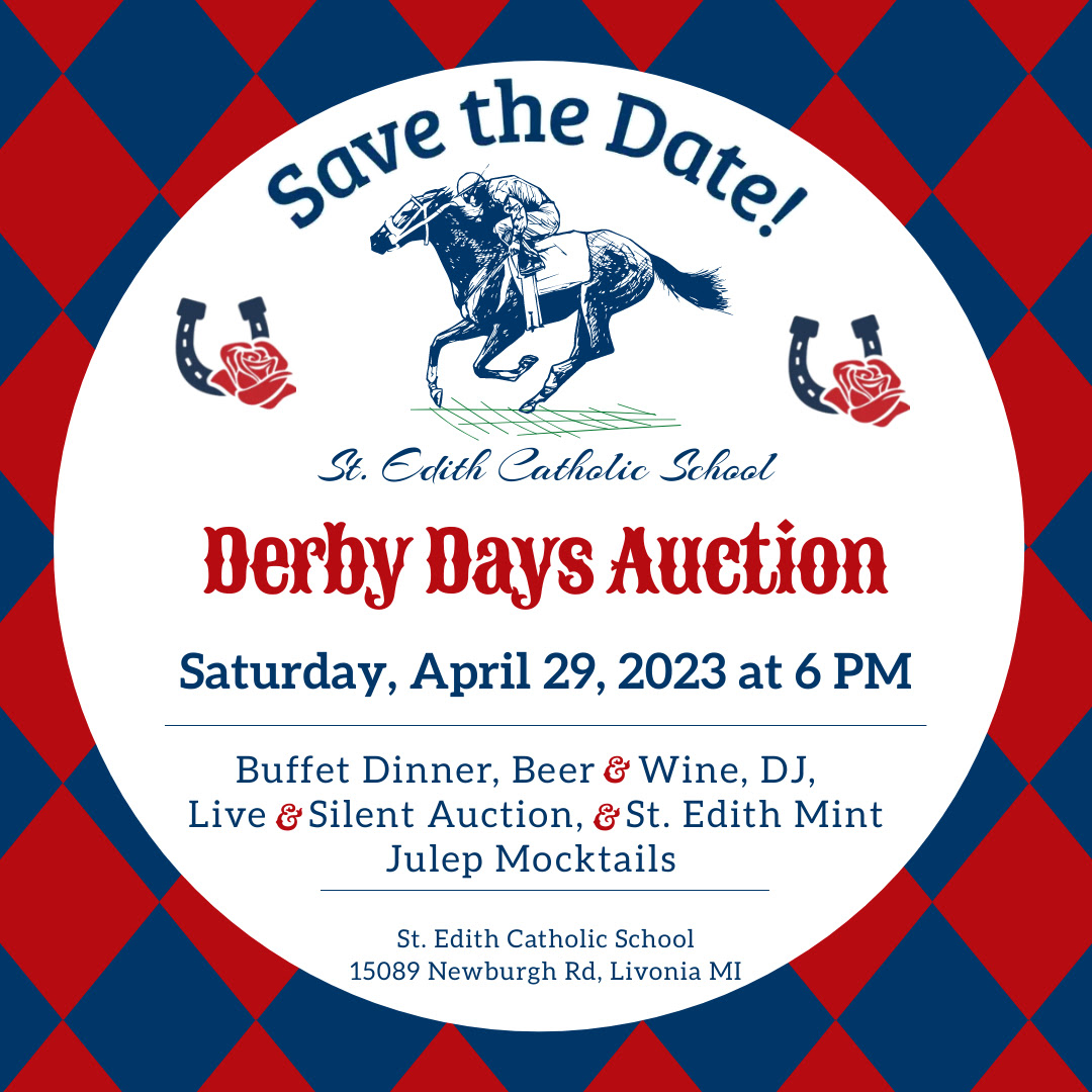 Save the date for the St. Edith Derby Days Auction on April 29 2023 at 6:00 pm